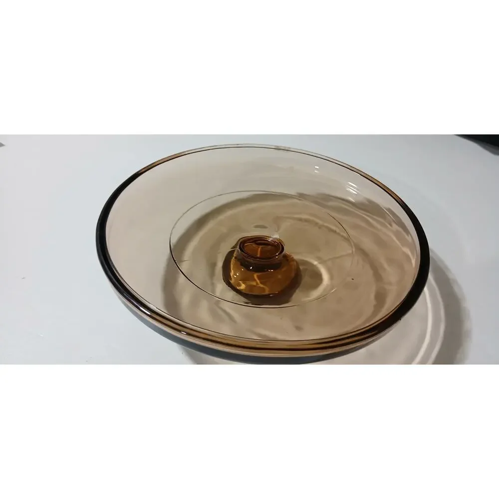 Vision Ware Corning Pyrex Replacement Lid Amber 6 Inches